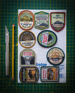 Badge Magic - patch adhesive sheet (cut to fit - up to 8 patches